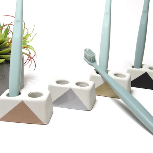 Toothbrush Holder Toothbrush Stand Bathroom Decor Etsy