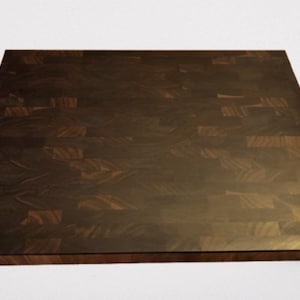Large black walnut end grain cutting board.