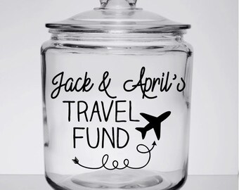 money pot etc Holiday fund vinyl decal For crafts