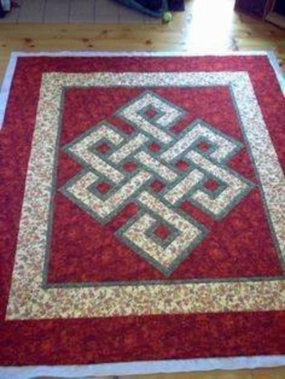 Twin Size Celtic Knot Quilt Pattern Etsy