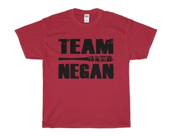 The Walking Dead Inspired Shirt, Negan Shirt, I Am Negan, Vegan Shirt, Eeny Meeny Miney Moe, The Saviors Heavy Cotton TShirt