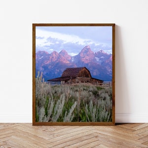 Grand Tetons Moulton Barn Photography Print