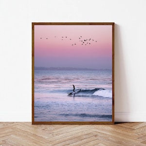 Santa Cruz California Surfer Photography Print
