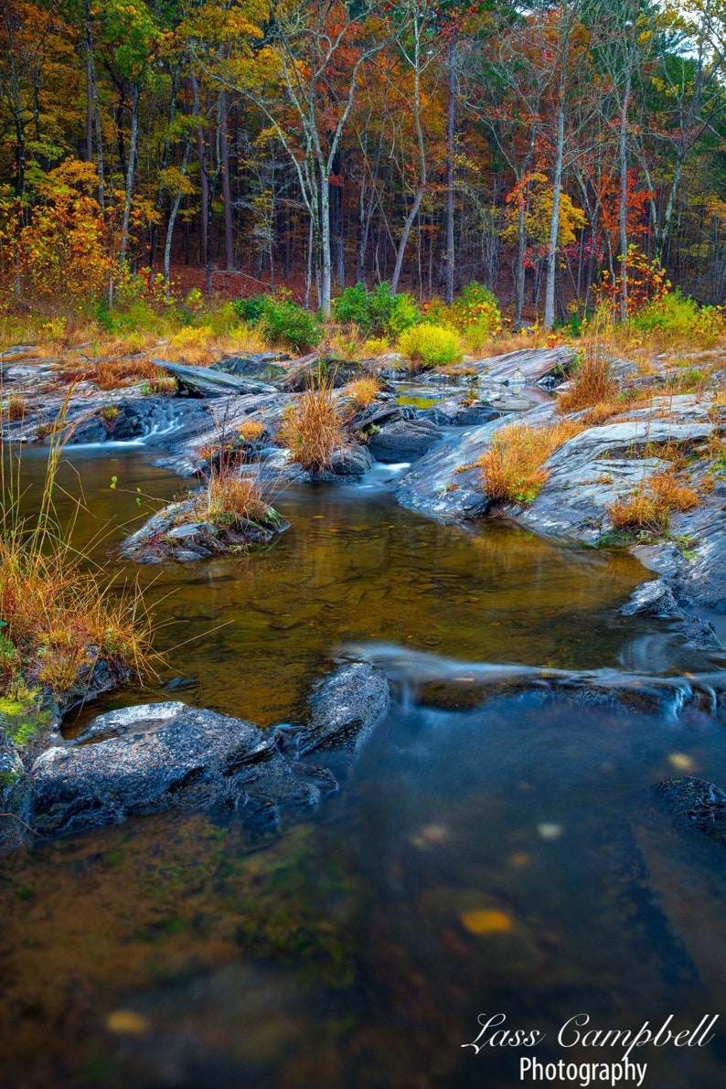Spillway Fall Foliage Beavers Bend State Park Broken Bow Etsy
