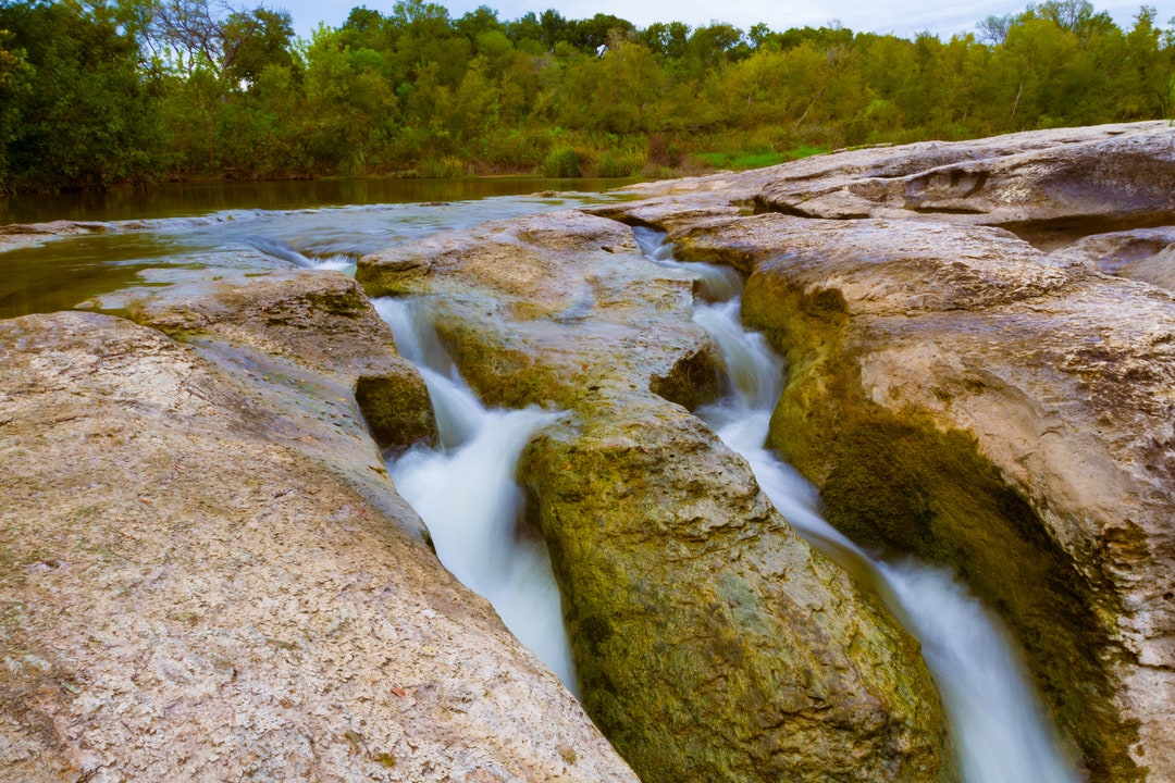 Onion Creek, Upper Falls, Mckinney Falls State Park, Austin, Texas