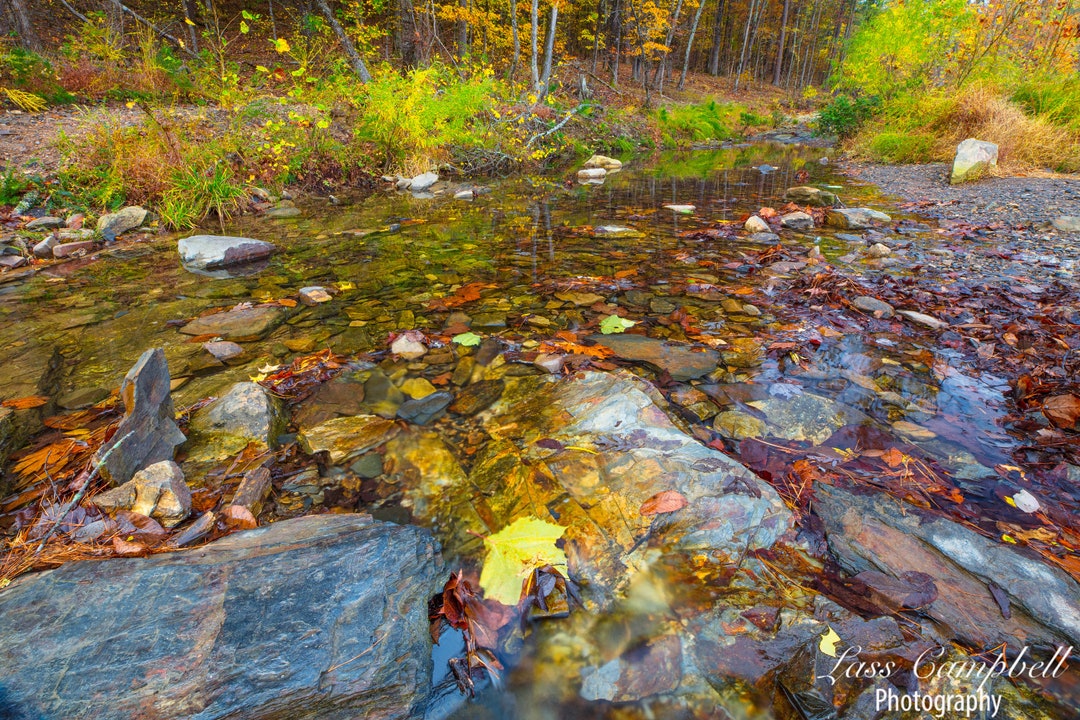 Spillway Creek, Fall Foliage, Beavers Bend State Park, Broken Bow