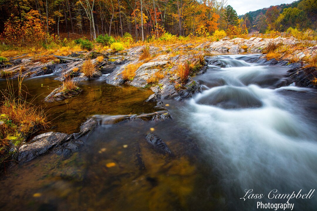 Spillway Fall Foliage Beavers Bend State Park Broken Bow - Etsy