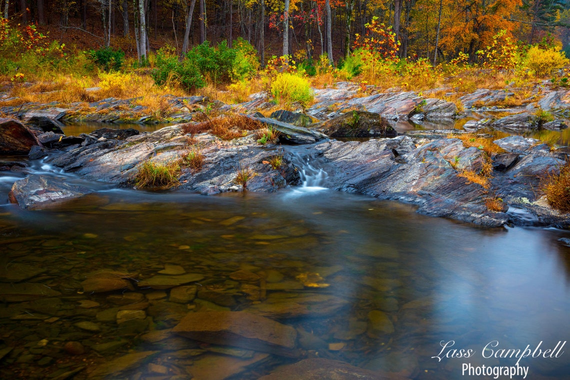 Spillway Fall Foliage Beavers Bend State Park Broken Bow | Etsy