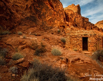 CCC Cabins, Valley of Fire State Park, Nevada, Las Vegas, Desert