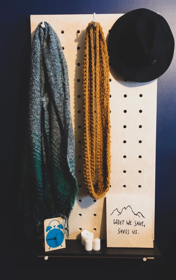 Large Pegboard Wall Shelf Display 24 X Pegboard Wall Shelf Display
