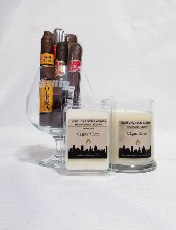 Cigar Shop Scented Soy Wax Candle Wax Melt Or Room Spray Etsy