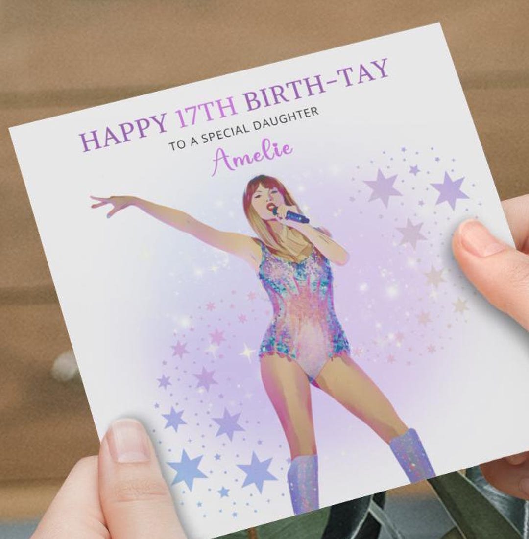 Happy Birthday Taylor Card Swift | Happy Birth-tay! | Eras ...