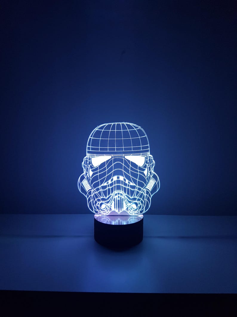 Star Wars Storm Trooper Led Desk Lamp Usb Night Light Image 0