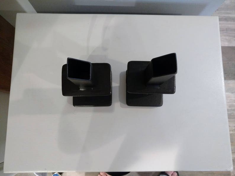 Candlestick Holders Wrought Iron Style scroll Oil Rubbed Bronze Metallic. Etsy