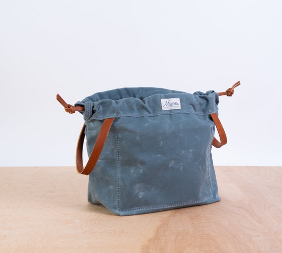 Waxed Canvas Project Bag