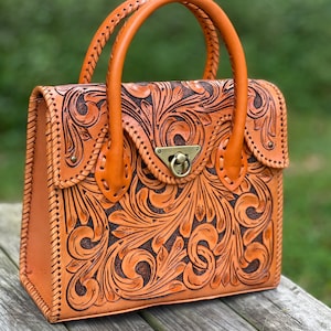 Bolso de piel artesanal "MINI ROMMY", bolso de doctor, bolso de hombro, bolsos mexicanos, regalos para ella, estilo western, regalos para el Día de la Madre