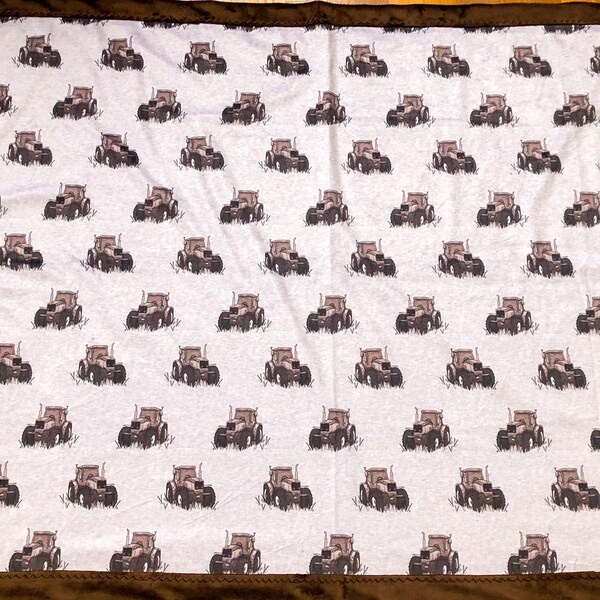 Tractor Blanket Etsy