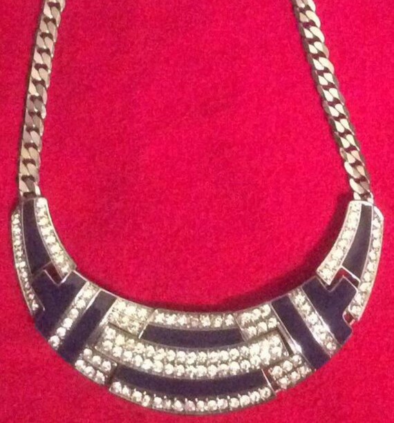 Rhinestone Statement necklace - image 1