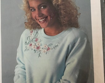 Flower for a beautiful shirt for mom. Pattern #10203