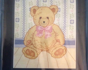 Teddy Bear Counted Cross stich kit -  #60401