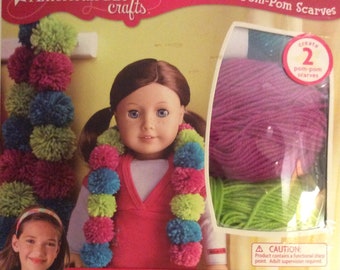 American Girl Crafts - Kit 30-717268  Pom-Pom Scarves kit