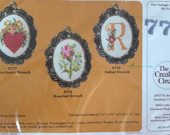 Initial Brooch