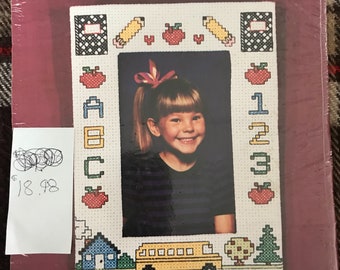 Picture that...School Sampler by the New Berlin Co. Kit # 2173. Free Shipping in U.S.A.