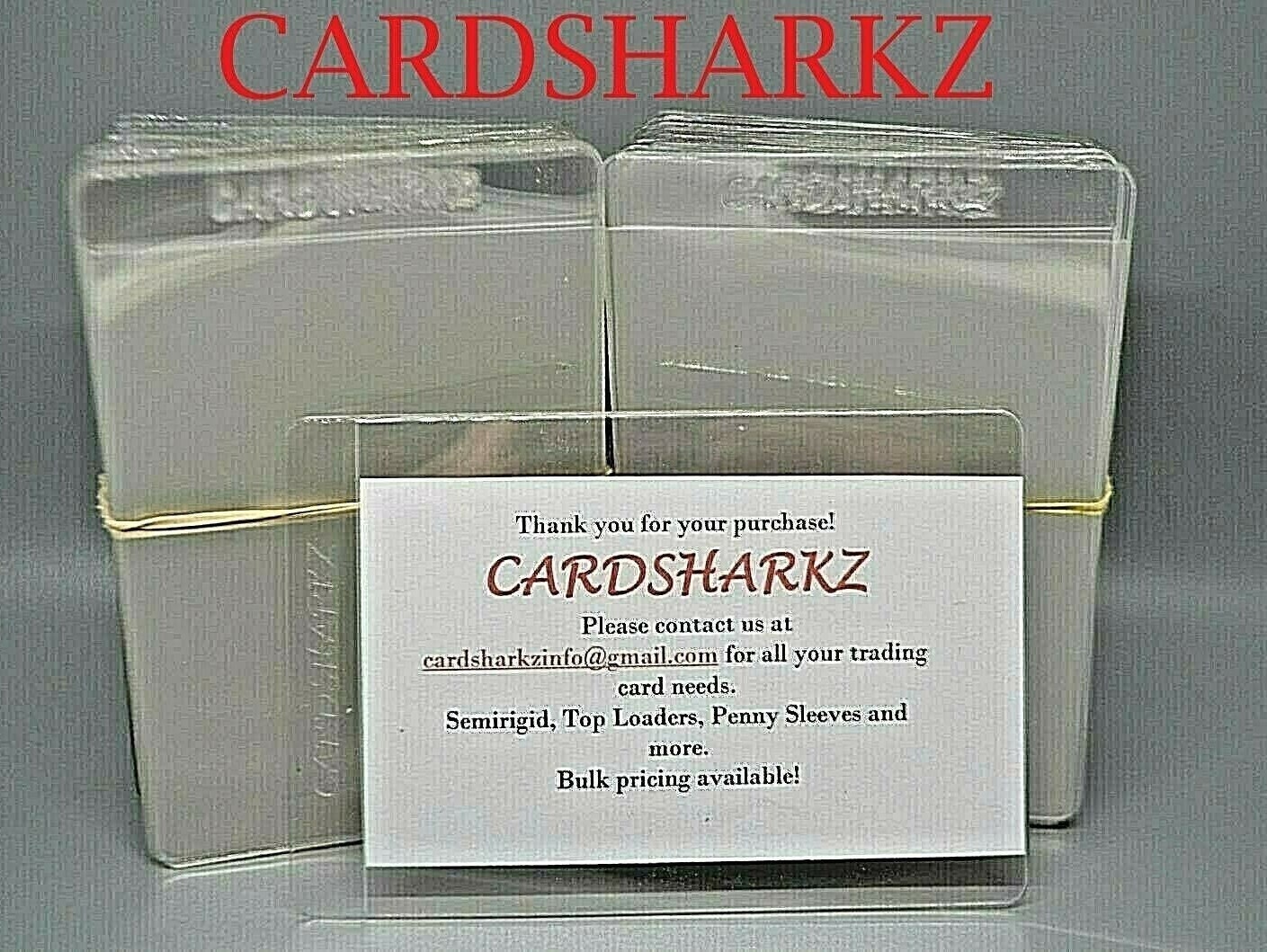 100 Count Semirigid Trading Card Holders for PSA/BGS Grading