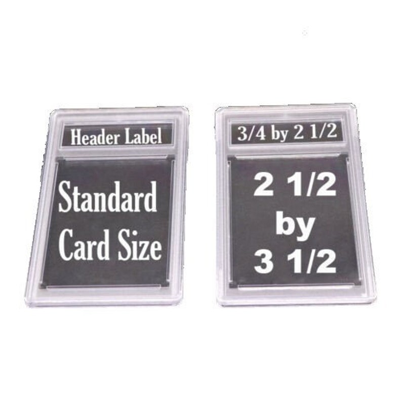 50 Graded Card Slab Trading & Sports Card Clear Acrylic Protector