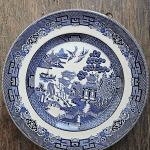 Johnson Brothers Willow Blue Dinnerware Set - Etsy
