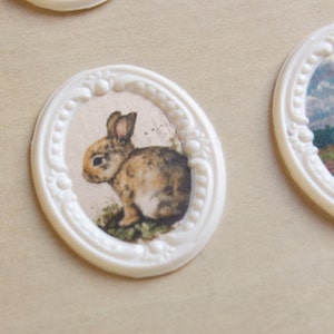SET OF 3 Wax Seals stickers vintage wax seals wedding wax seals wax seal with adhesive bunny wax seal invitation wax seals flower wax seal