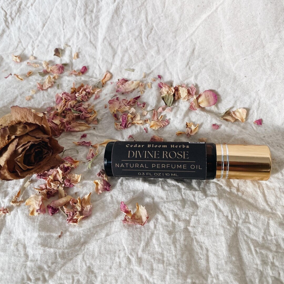 Divine Rose Natural Perfume Oil, Floral Aromatherapy Roll-on (10ml) - Etsy