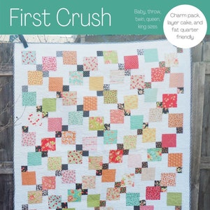 First Crush Pdf Quilt Pattern Etsy