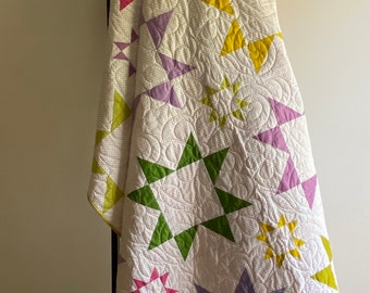 Sawtooth Star Quilt Pattern