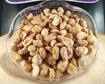 8oz Candied Peanuts: Fresh Homemade Sugar Snacks, Gluten Free