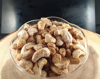 16oz Candied Cashews: Fresh Homemade Sugar Coated Nuts (Gluten Free)