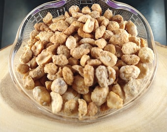 12oz Candied Peanuts: Homemade Sugar Coated Gluten-Free Snacks
