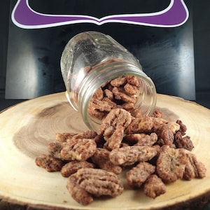 12oz Candied Pecans Sugar snacks flavored Nuts Candy Fresh Homemade candy pecans Treats gluten free candy nuts gift nuts coated in sugar