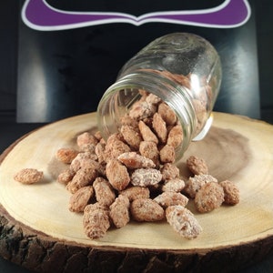 12oz Candied Almonds Sugar snacks flavored Nuts Candy Fresh Homemade candy almond Treats gluten free candy nuts gift nuts coated in sugar