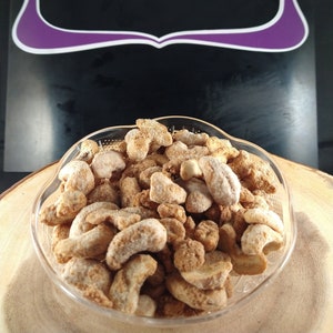 16oz Candied Cashews Sugar snacks flavored Nuts Candy Fresh Homemade candy cashews Treats gluten free candy nuts gift nuts coated in sugar