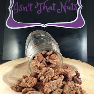 16oz Candied Pecans Sugar snacks flavored Nuts Candy Fresh Homemade candy pecans Treats gluten free candy nuts gift nuts coated in sugar