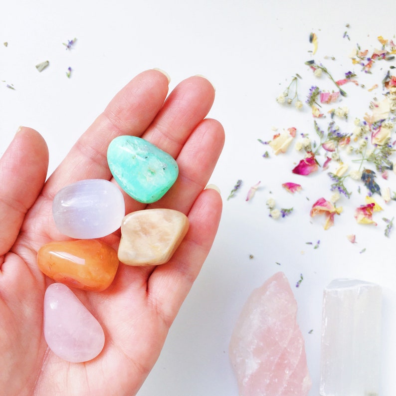 Fertility Crystal Kit Crystals For Fertility Healing Etsy