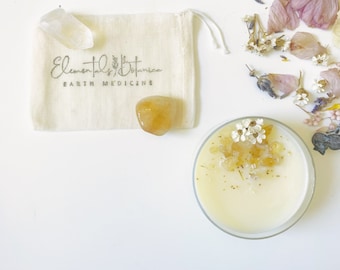 Happiness Crystals & Intention Candle