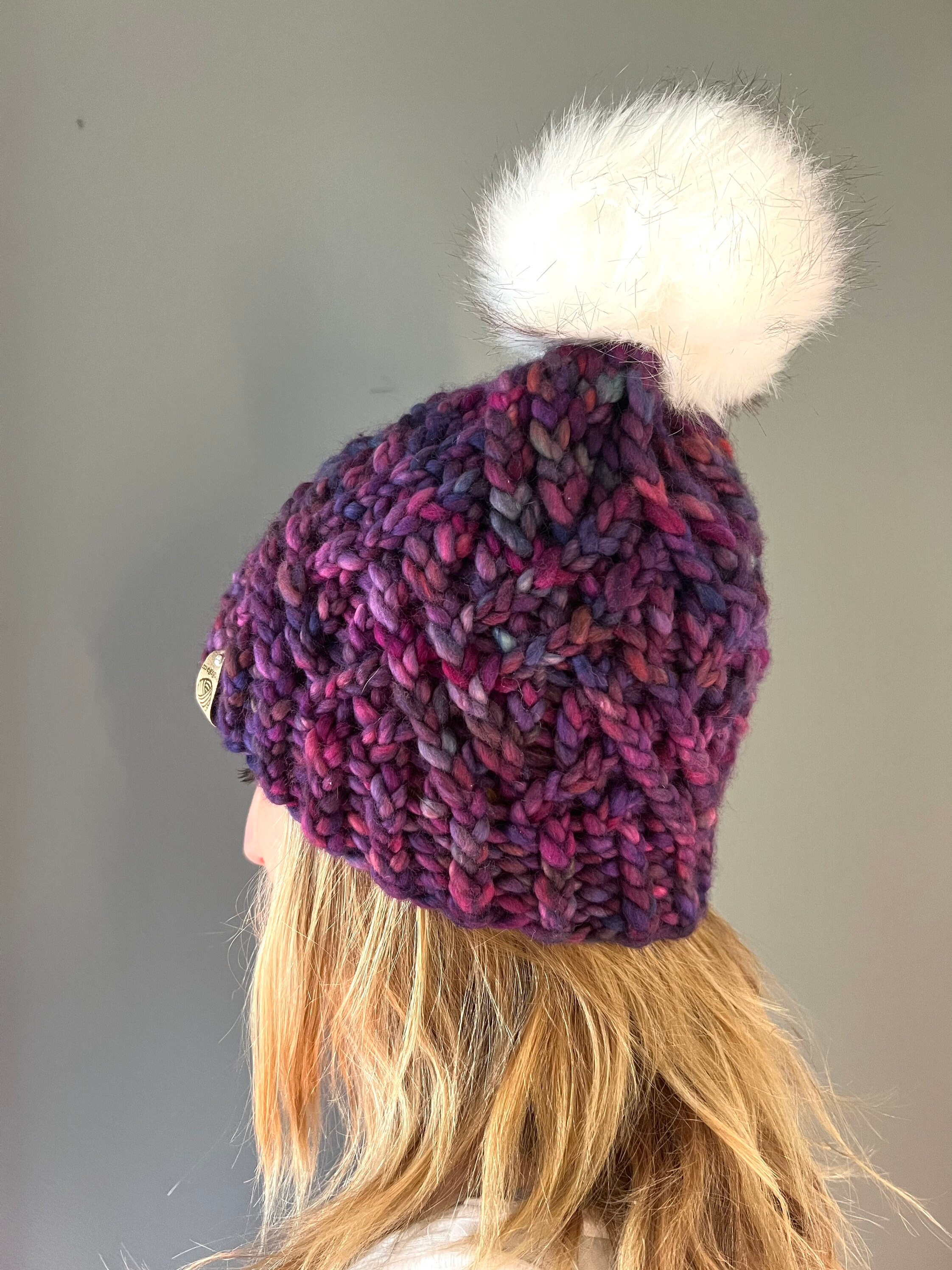 Malabrigo Wool Knit Beanie: Women display picture 1
