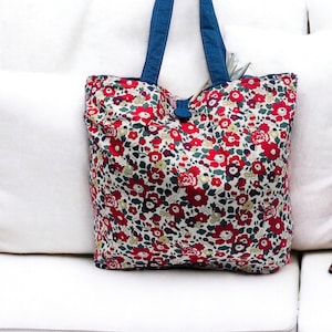 Liberty Fabric Project bag| Mother's Day| Knitting bag| gifts for her| Creative storage| sewing bag | Grandmother gift | Betsy
