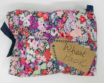 Wheat heat/cool pack| Liberty fabric covered| cotton Inner layer| outer layer washable| injury management |gifts for her| gifts for Mum