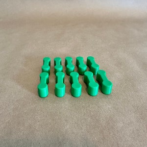 Adapters (10pc) for Wood Train Set | Building & Construction Toys | Wood Train Dog Bone | Compatible with Brio, Thomas, Hape, Lillabo, etc.