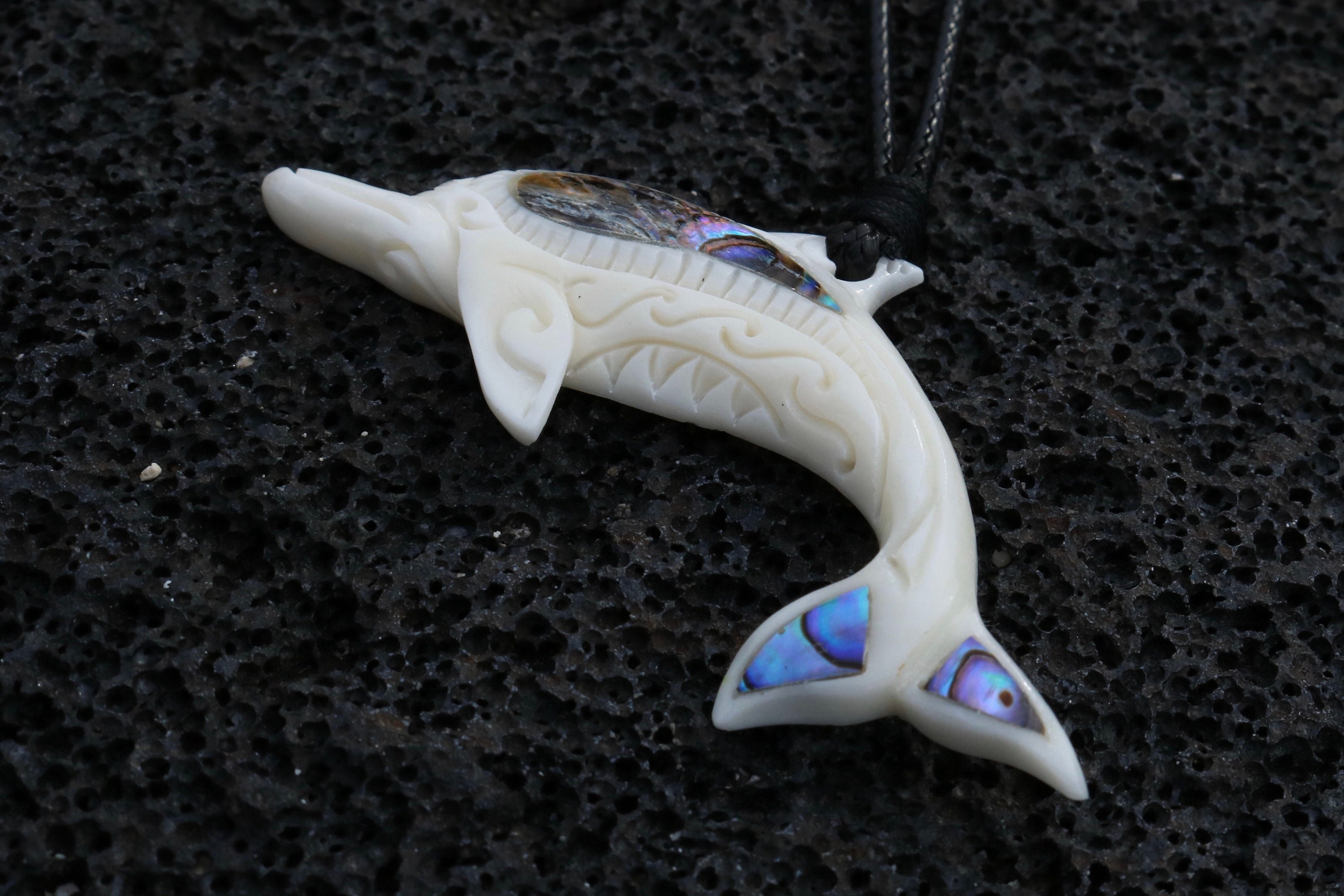 Dolphin Naia Hawaiian Aumakua Spirit Guardian Bone Handmade | Etsy 