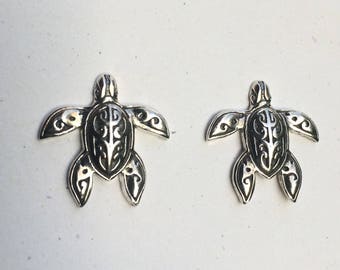 Orecchini tartaruga in argento sterling con opale: delicati