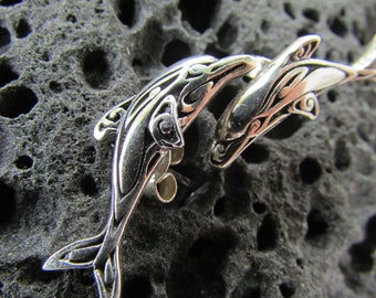 TOUPOP Orecchini a perno in argento Sterling con